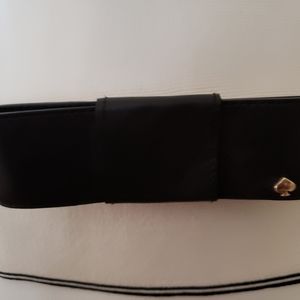 Kate spade black bow belt